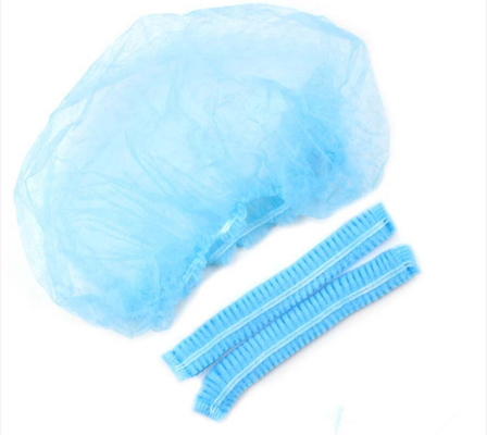 Chapeau non tissé jetable d'OEM avec l'élastique simple 18&quot; 21&quot; 24&quot; taille