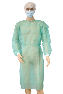 Biens jetables médicaux de robes d'isolement écologiques pour l'hôpital