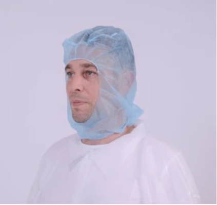 Preuve non tissée jetable de la poussière de chapeau de pp Spunbond sans masque