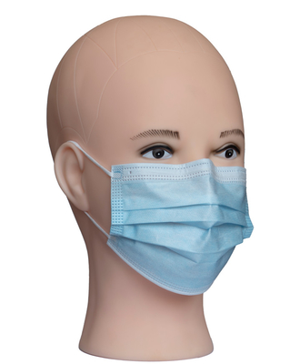 Masque protecteur protecteur jetable médical chirurgical de clinique pour la prévention de la poussière