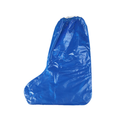 Les bottes jetables matérielles de HDPE de PE couvrent la taille imperméable de 40×45cm