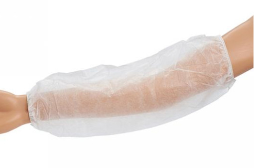 Couleur transparente adaptée aux besoins du client de couverture jetable de douille de pp Spunbond