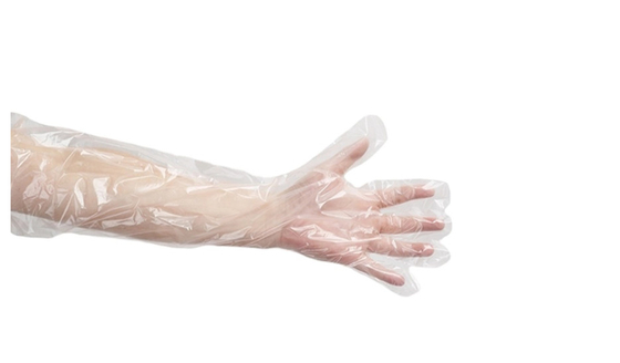Gants vétérinaires de longueur d'épaule de LDPE de 90CM pour l'agriculture de bétail