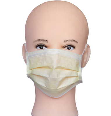 Masque protecteur protecteur jetable d'hôpital non-tissé avec des boucles d'oreille
