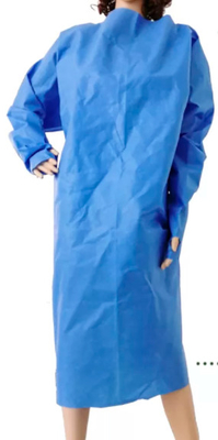 L'isolement jetable chirurgical de couleur bleue habille doucement respirable
