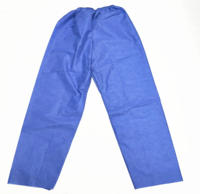 Long pantalon d'hôpital de SMS pour des patients écologiques avec la taille élastique