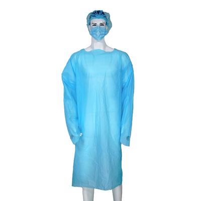 Robe jetable d'isolement de CPE du niveau 3 d'AAMI BP70 pour l'industrie alimentaire de laboratoire