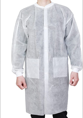 Poussière respirable de robe jetable durable légère de laboratoire l'anti pour l'hôpital